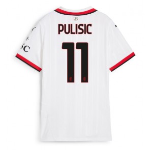 AC Milan Christian Pulisic #11 Bortatröja Dam 2024-25 Kortärmad